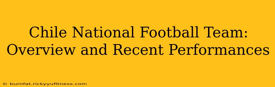 Chile National Football Team: Overview and Recent Performances
