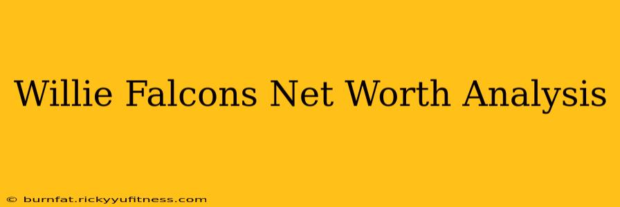 Willie Falcons Net Worth Analysis